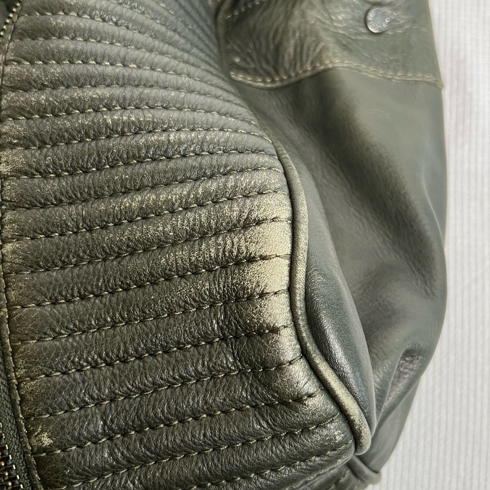 Zadig & Voltaire Sunny Mat Quilted Leather Handbag, Green - Picture 11 of 14